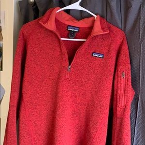 Patagonia women’s red half zip